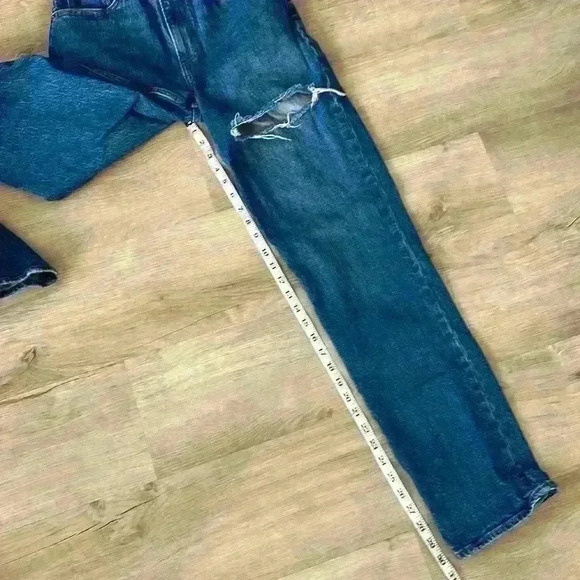 Abercrombie & Fitch Curve Love Ultra High Rise 90s Straight sz 26/2L (as is) - Picture 5 of 16